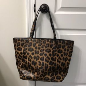 Chicos animal print tote bag